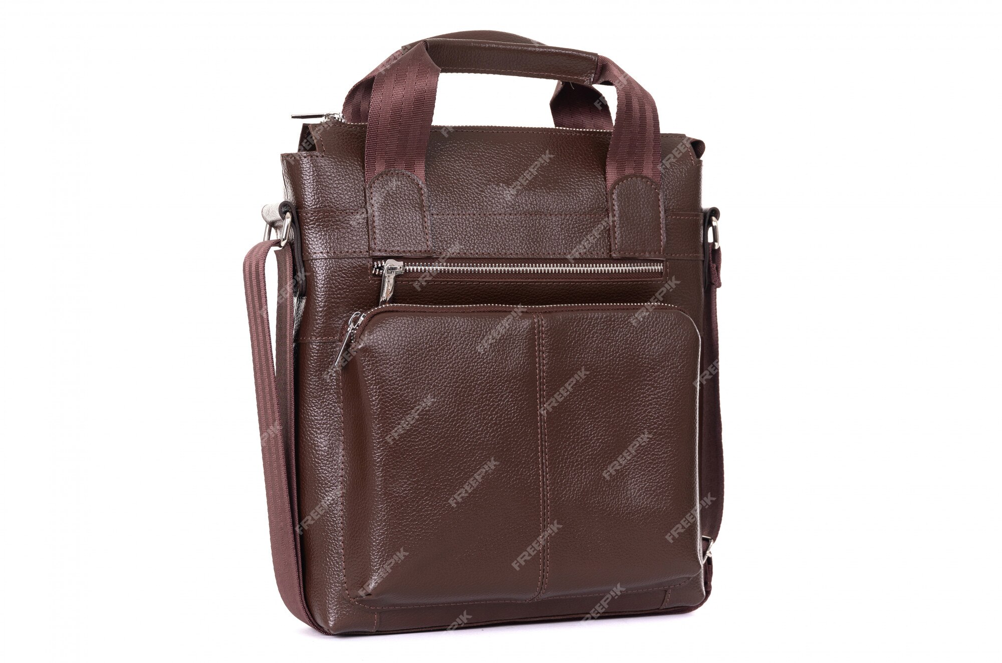 Premium Photo  Male leather expensive briefcase