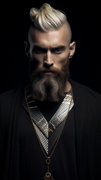 Premium Photo  Male masculine otherworldly contemporary jewelry