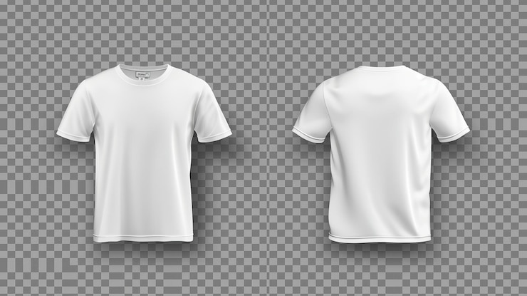 Photo male model wearing blue tshirt street mockup template