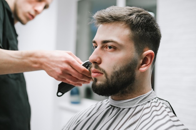 Male percussion cuts a beautiful adult client