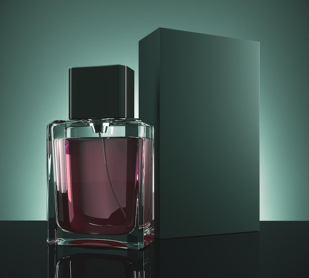 Male perfume fashion concept