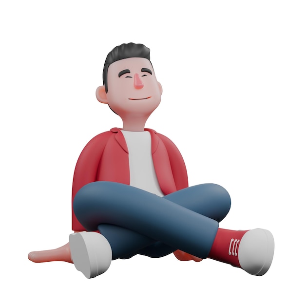 두 손 을 몸 뒤 에 고 바닥 에 다리 를 고 앉아 있는 남자 가수