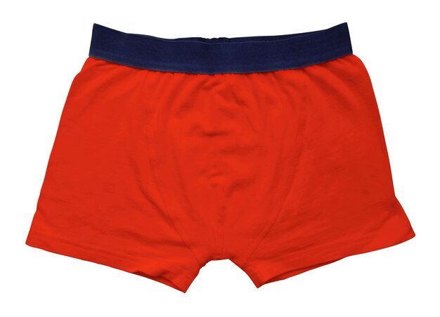 Photo male underwear isolated red