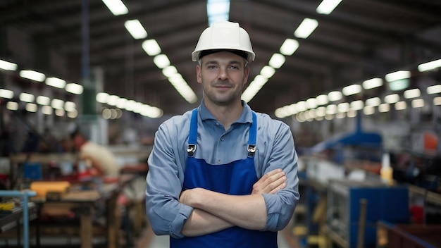 Male worker at a factory