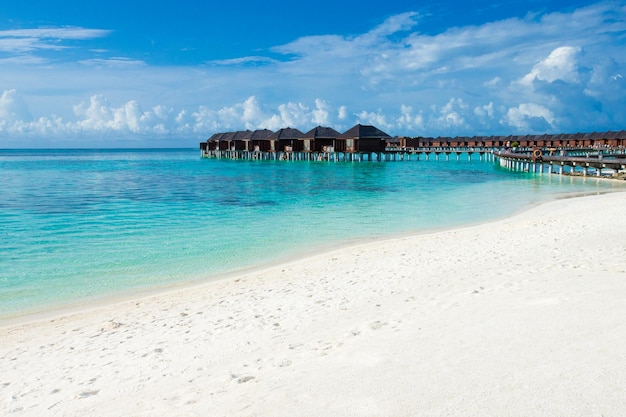 Malediven eiland met strand