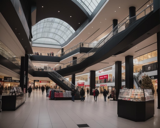 Mall shopping center interior design