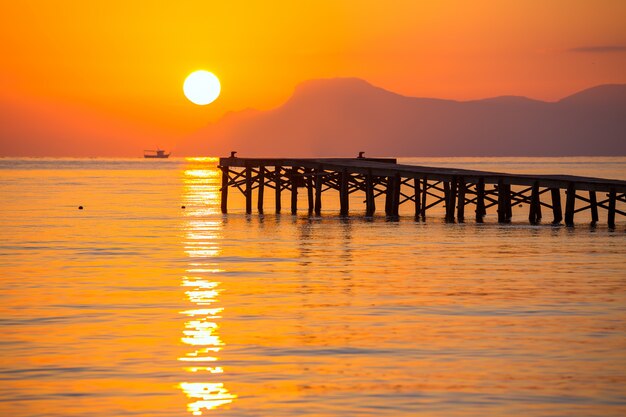 Mallorca Muro strand zonsopgang Alcudia Baai Mallorca