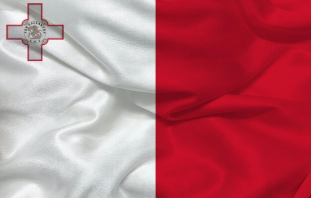 Malta 3d Background Flag