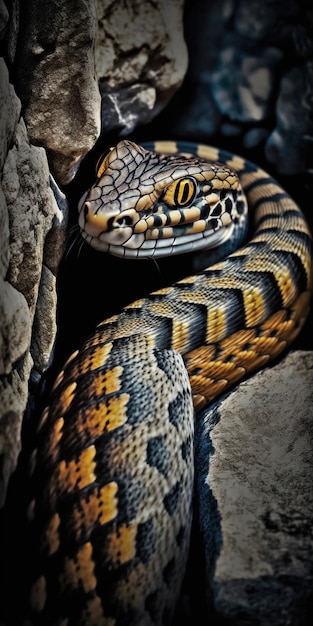 Malta is home to a number of snake species including this adult leopard snake