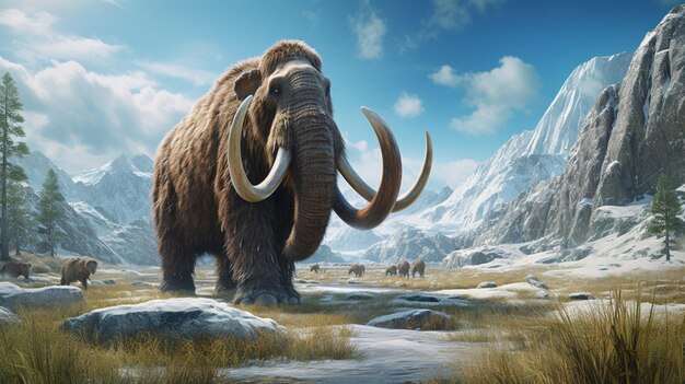 Premium Photo | Mammoth high quality background