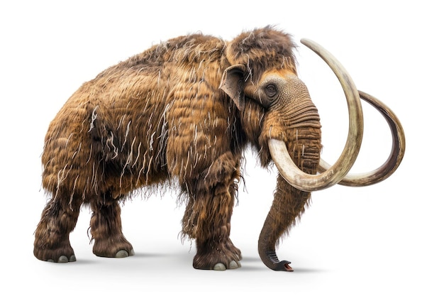 Mammoth isolated on a white background