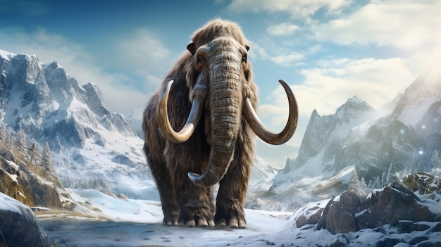 Premium AI Image | Mammoth