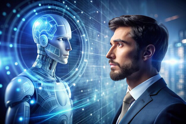 인간과 인공지능은 명령 프롬프트 입력 또는 자연 언어 처리 기능에 의해 가치 출력을 생성합니다.