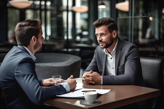 Man bespreekt strategieën voor schuldenbeheer met een financieel adviseur