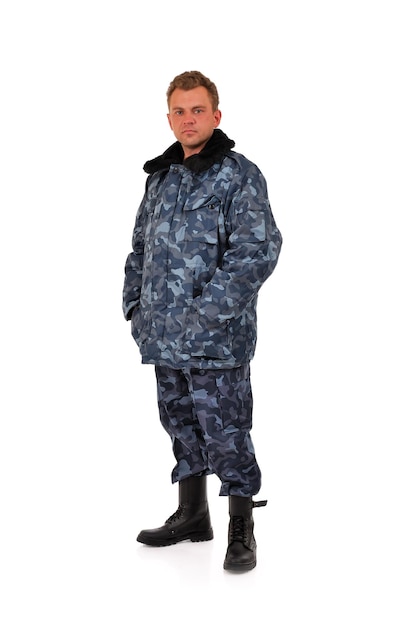 Man in camouflage