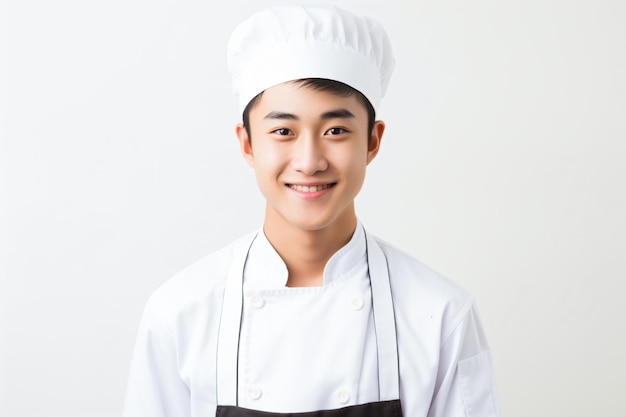 a man in a chef's hat and apron