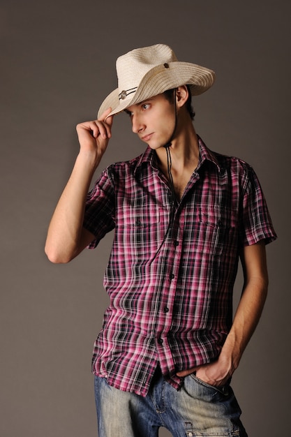 Man in cowboy hat