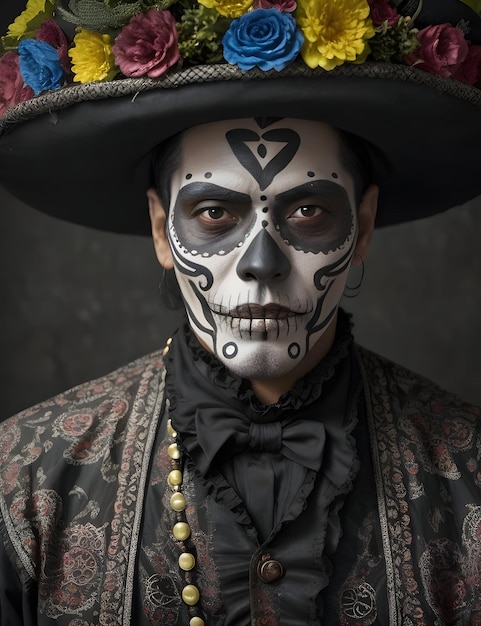 Man for Day of the Dead a Mexican legend