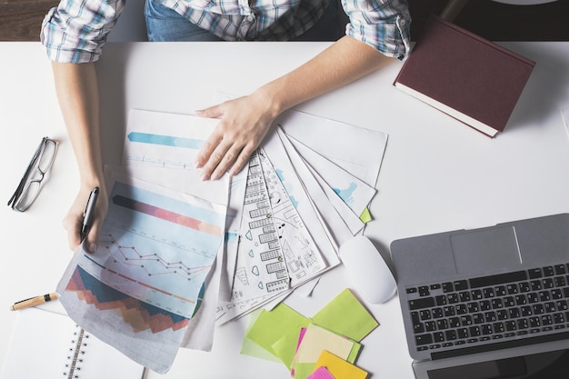 Man doing paperwork