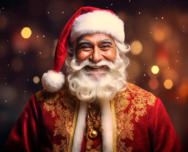 man dressed as Santa Claus