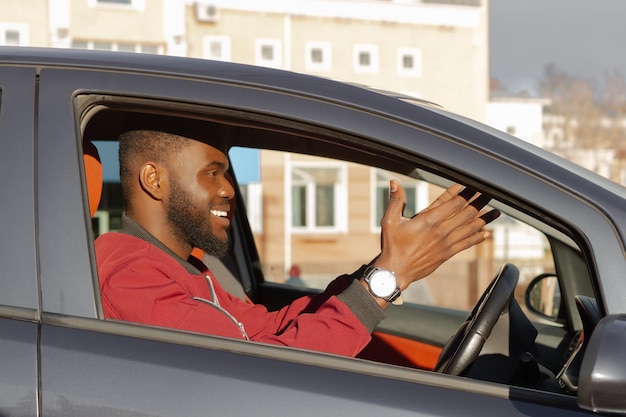 A man driving a car Human emotions