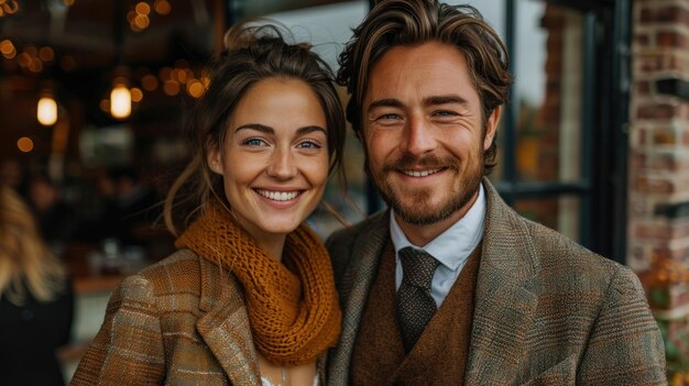 Man en vrouw staan samen