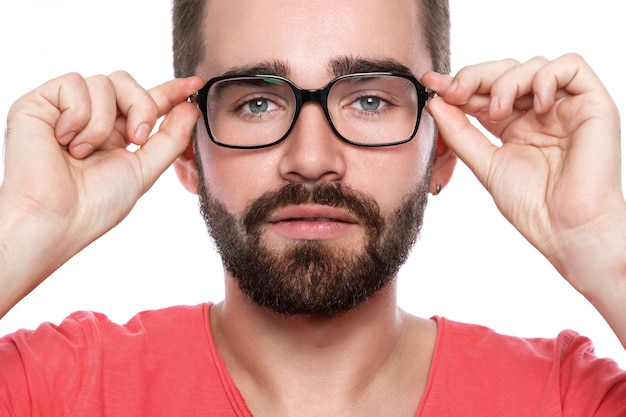 Man in eyeglasses