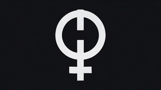 Man gender symbols equals female gender symbol