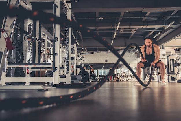 L'uomo in palestra