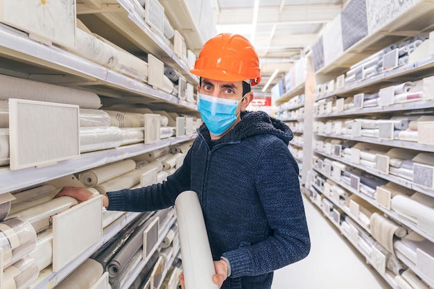 A man in a hardware store