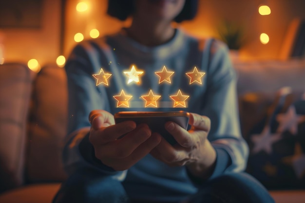 手に星の鉢を握っている男