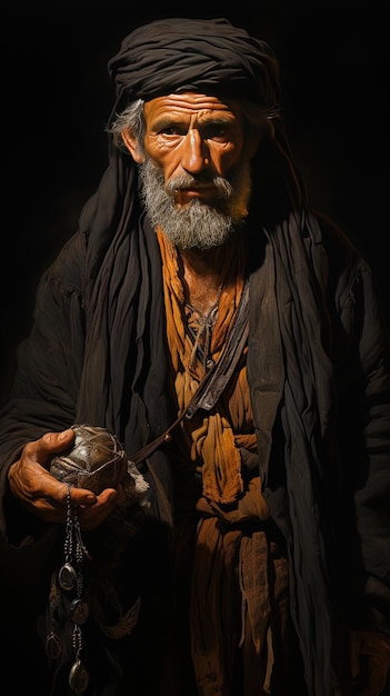 a man holds a glass and a silver item in his hands.