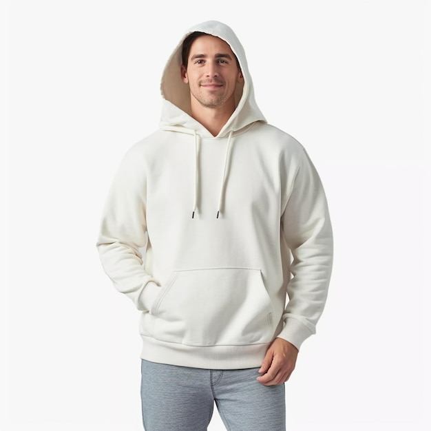 man hoodie mockup