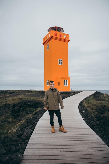 Man in Iceland