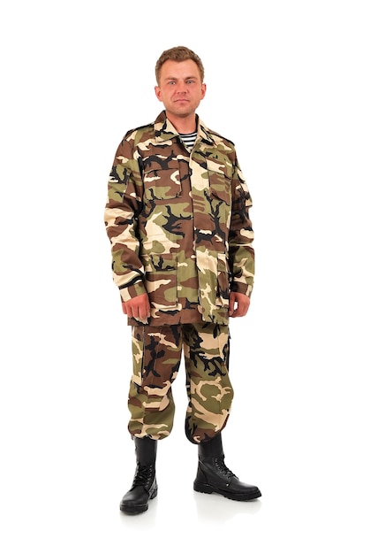 Man in camouflage