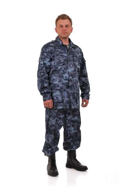 Man in camouflage