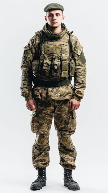 写真 軍服 を 着た 男 が 写真 の ため に ポーズ を 取っ て いる