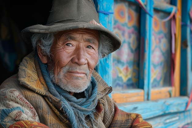 man in tibet