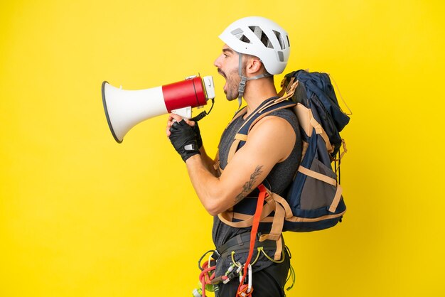 man over isolated background