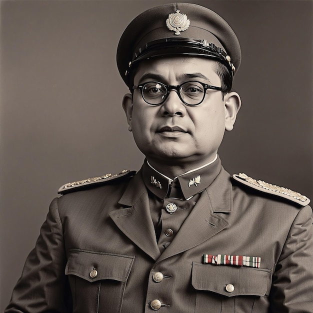 Photo a man in a military uniform with the letters kk on the front