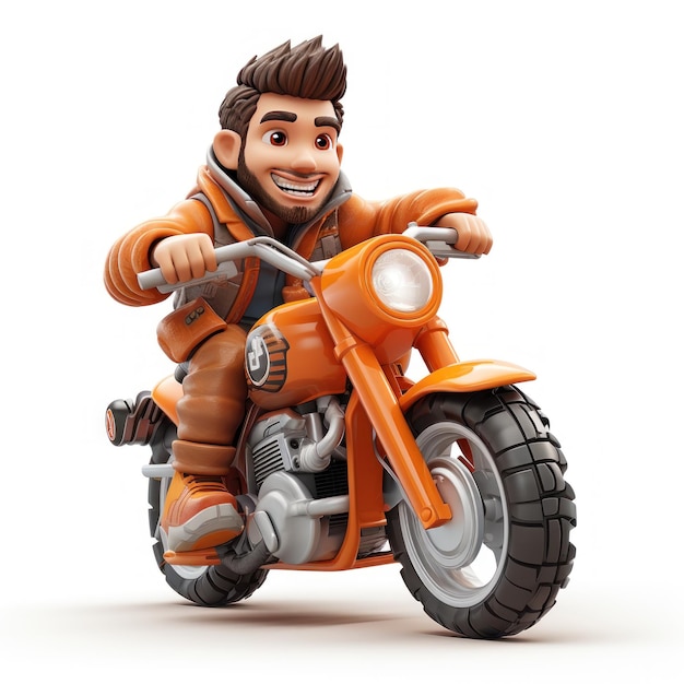 man motorcycle adventure smiles