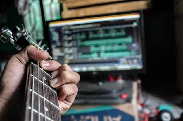 Man playing guitar