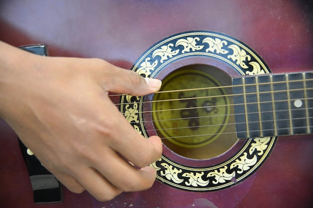 Man playing guitar