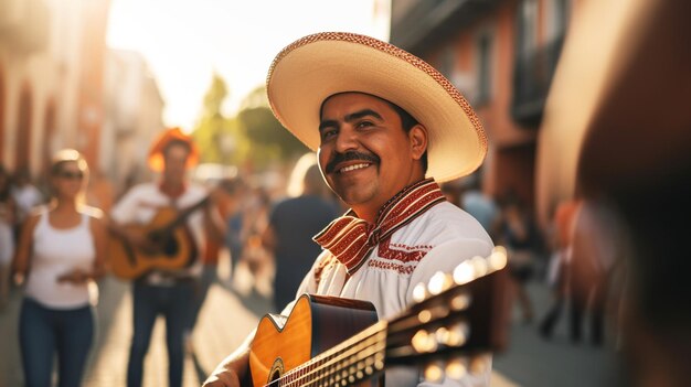 Man playing guitar