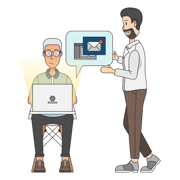 Man png illustratie doorzichtige achtergrond
