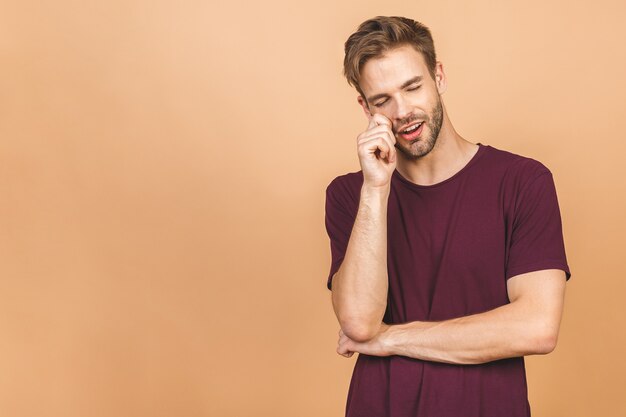 Man posing in the studio