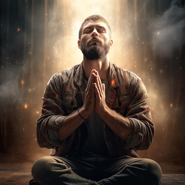 Man Praying