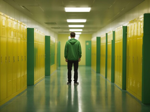 Man preparing for basketball game in locker