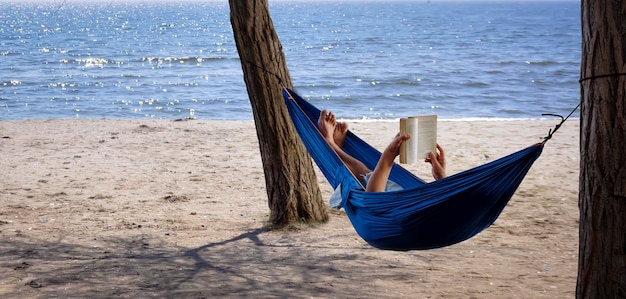 Man reading a book