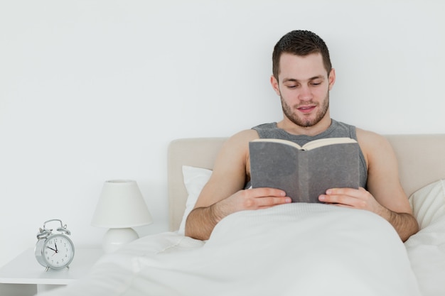 Man reading a novel